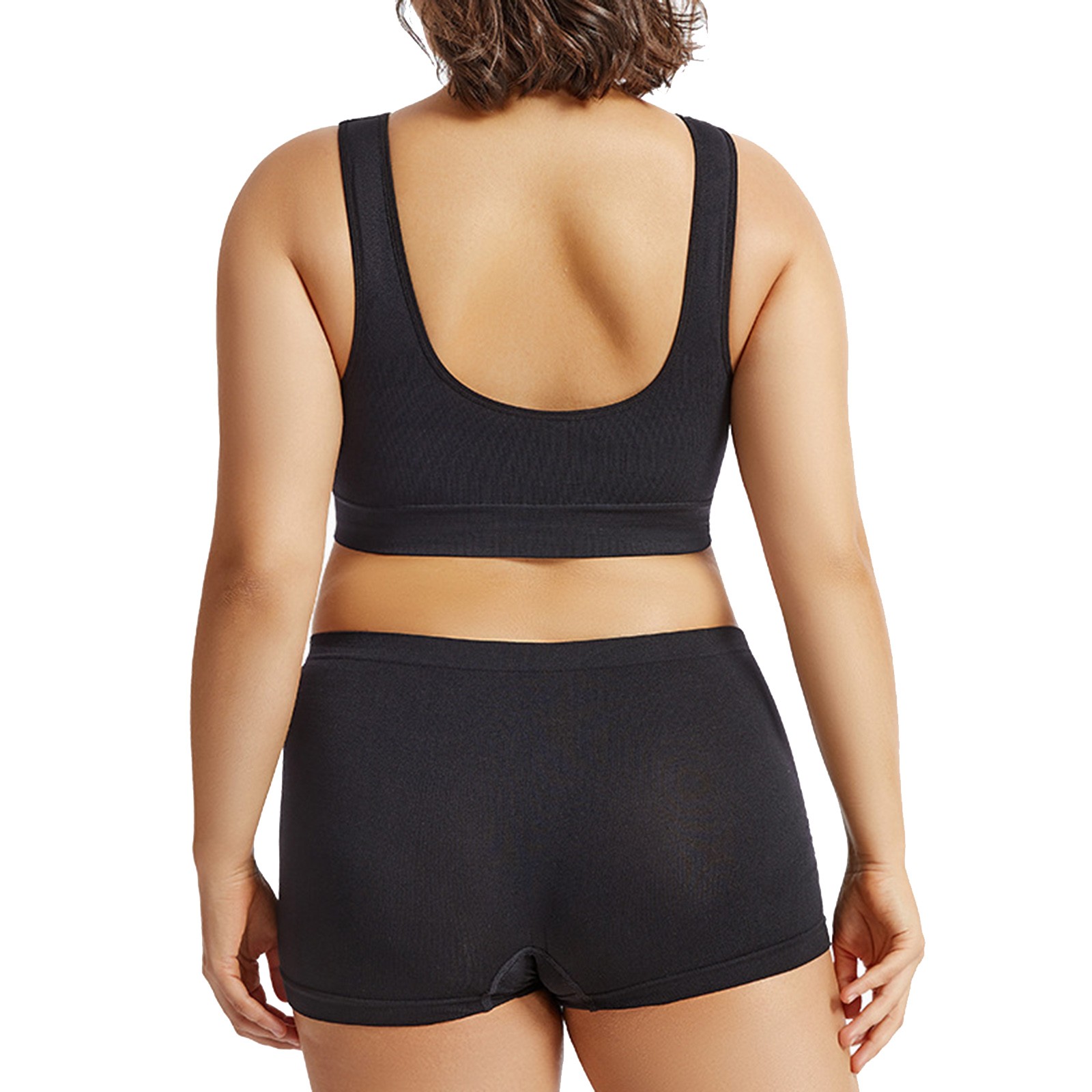 thumbnail image 5 of Conjunto de lencería floral de encaje para mujer - Dos piezas: sujetador y braguitas - Diseño sexy de poliéster - Ropa de dormir para la noche de bodas - Tallas S-XXXXXL, 5 of 5